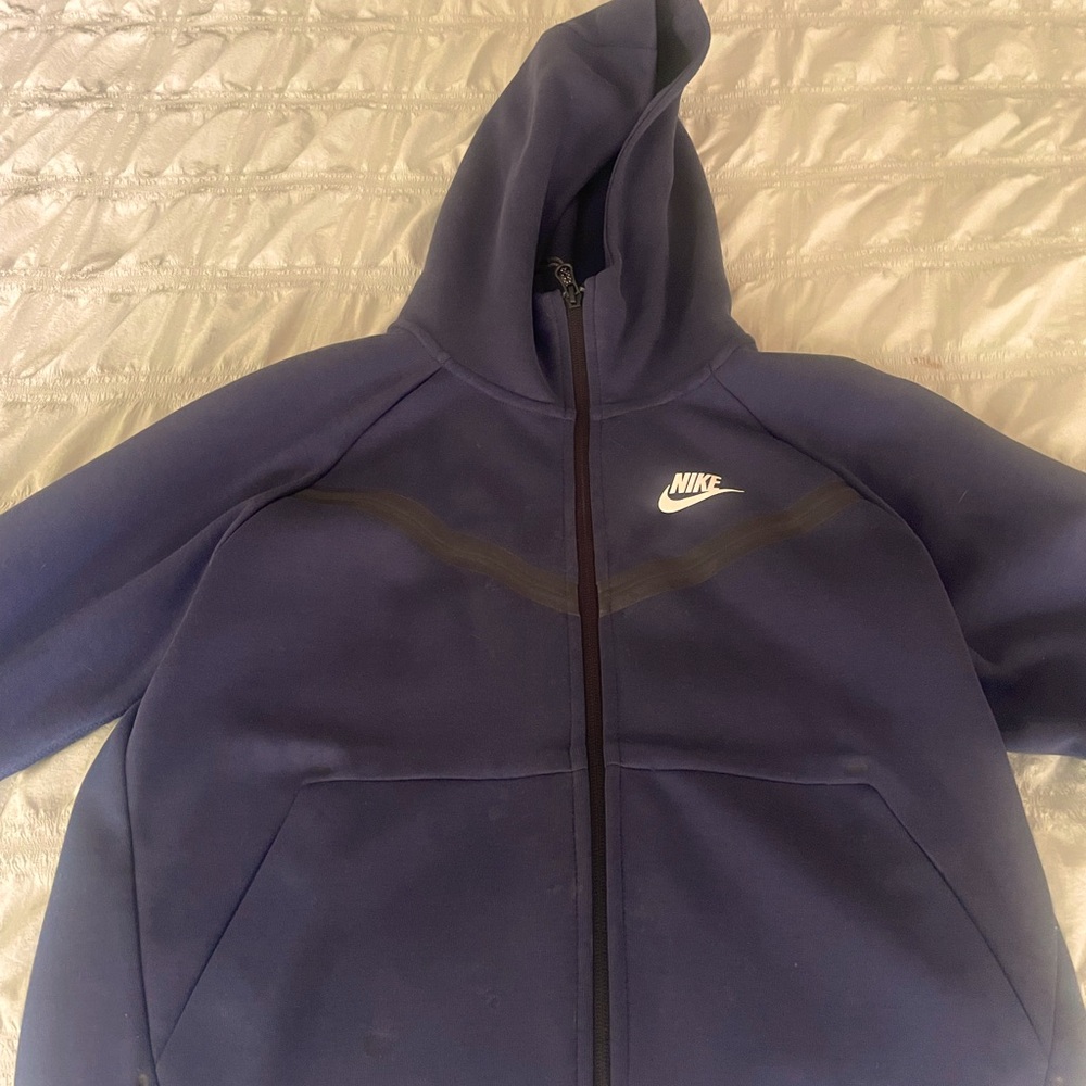 WOMENS XS NAVY BLUE NIKE TECH